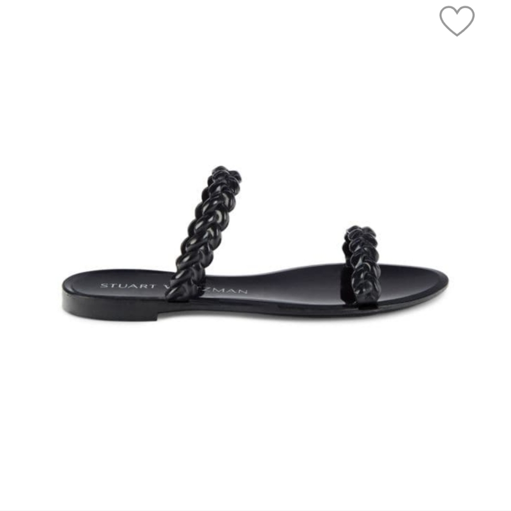 Stuart Weitzman Braida Sawyer Jelly Sandals - size 8